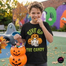 Drôle de Fantôme Abandonne les Bonbons Halloween