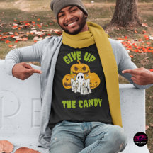 Drôle de Fantôme Abandonne les Bonbons Halloween