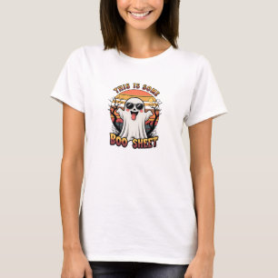 T-shirt Drôle de fantôme “Boo Sheet” Halloween