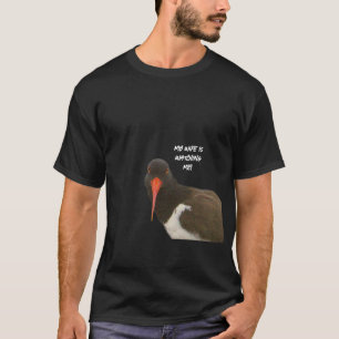 T-shirt drôle de femme regardant