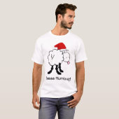 T-shirt drôle de fumisterie de bah de moutons de (Devant entier)