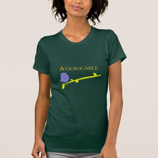 T-shirt drôle de geek d'Adorkable (Devant)