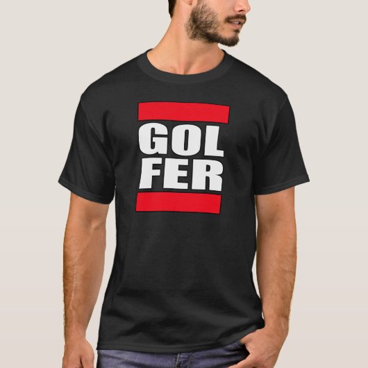 T-shirt drôle de golf (Devant)