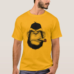 T-shirt drôle de gorille de dessin animé – Tee-shi