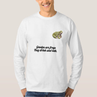 ✨ T-shirt drôle de grenouille de gossip | " Boire