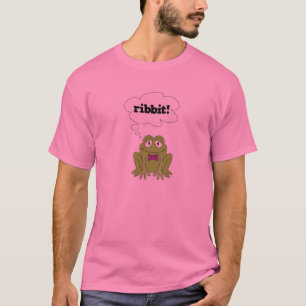 T-shirt drôle de grenouille dire ruban