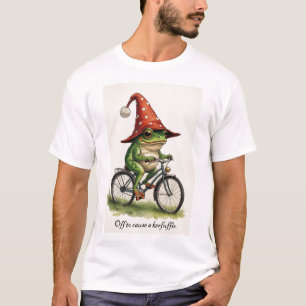 T-shirt drôle de grenouille : En route pour causer