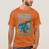 T-shirt drôle de grenouille frosbite (Devant)