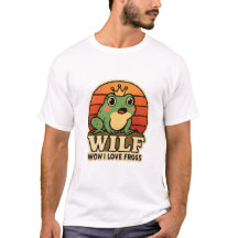 T-shirt drôle de grenouille – WILF Wow I Love Frog