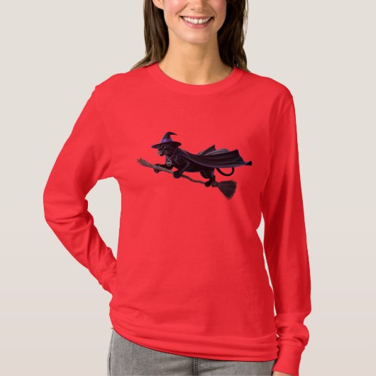 T-shirt drôle de Halloween Black Panther (Devant)