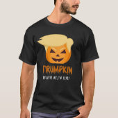 T-shirt drôle de Halloween Trumpkin (Devant)