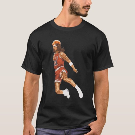 T-shirt drôle de Jésus de basket-ball (Devant)