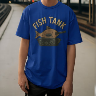 T-shirt drôle de jeu de mots sur aquarium pour les
