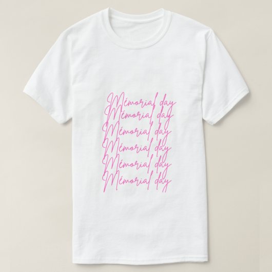 T-shirt drôle de jour de commémoration (Design devant)