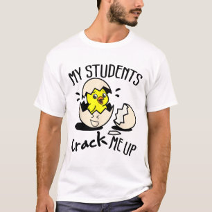 T-shirt Drôle de jour de Pâques Œuf Poussin Enseignant Mes