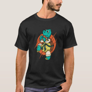 T-shirt Drôle de karaté mortel tortue tortue combat sports