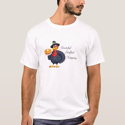 T-shirt Drôle de la dinde gratteuse coutume (Devant)
