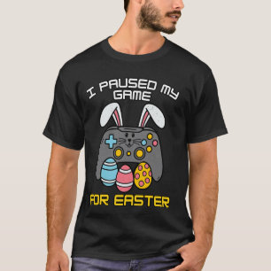 T-shirt drôle de lapin de Pâques de joueur - Manet