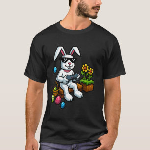 T-shirt drôle de lapin de Pâques de joueur - Manet
