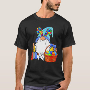 T-shirt Drôle de lapin gnome de soutien à la sensibilisati