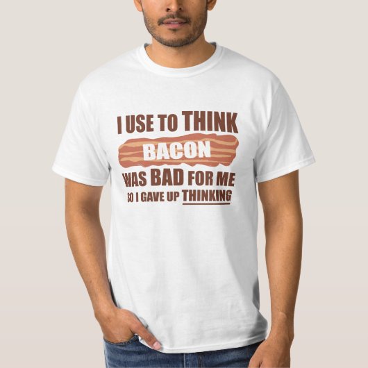 T-shirt drôle de lard (Devant)