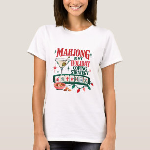 T-shirt drôle de Mahjong Stratégie de gestion des