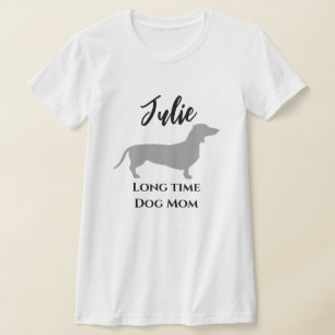T-shirt drôle de maman de dachshund depuis longtem