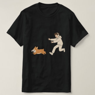 T-shirt drôle de manette de jeu de chien Corgi
