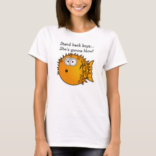 T-shirt drôle de maternité de poissons de coup