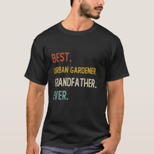 T-shirt drôle de meilleur grand-père jardinier urb