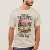 T-shirt Drôle de morsure de serpent à sonnette de retraite (Devant)