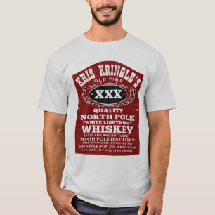 T-shirt drôle de Noël de distillerie de Pôle No