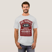 T-shirt drôle de Noël de distillerie de Pôle Nord (Devant entier)