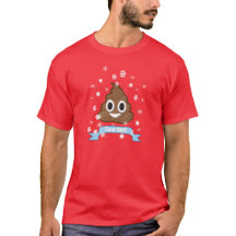 T-shirt drôle de Noël d'Emoji de dunette