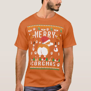 T-shirt drôle de Noël pour amateur de Corgi laid