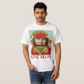 T-shirt drôle de Noël pour selfie (Devant entier)