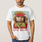 T-shirt drôle de Noël pour selfie (Devant)