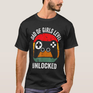 T-shirt drôle de nouveau papa, niveau Papa de fill
