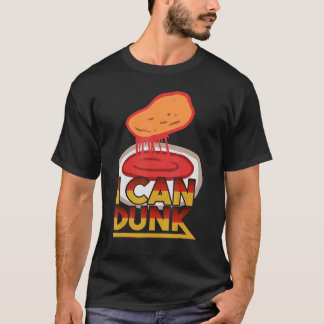 T-shirt drôle de nugget de poulet que je peux trem