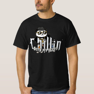 T-shirt drôle de panda "Chillin' With My Peeps"