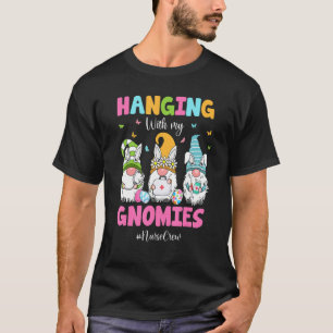 T-shirt Drôle De Panser Avec Mes Gnomies Infirmière Équipa