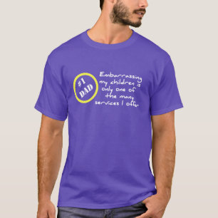 T-shirt drôle de papa du numéro un