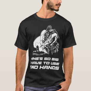 T-shirt drôle de papa pêche - Mines Big utilise de