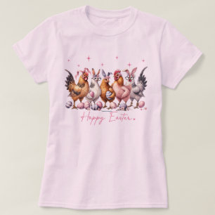 T-Shirt drôle de Pâques – Lapins de Pâques poulet