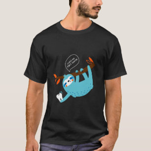 T-shirt Drôle de paresseux disant J'ai perdu ma première d