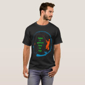 T-Shirt drôle de pêche (Devant entier)