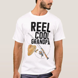T-shirt drôle de pêche de grand-papa cool avec un