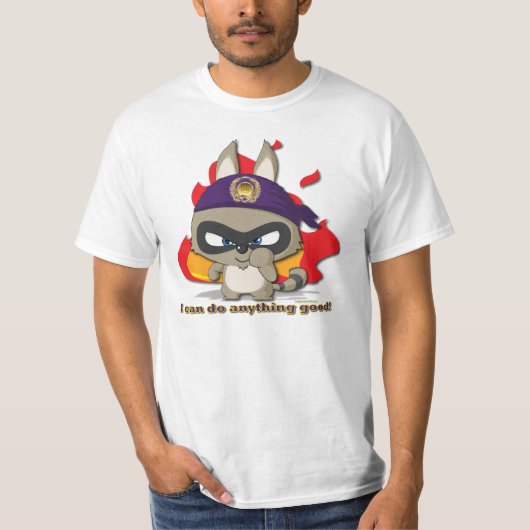 T-shirt drôle de personnage de dessin animé de (Devant)