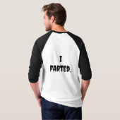 T-shirt drôle de pet (Dos entier)