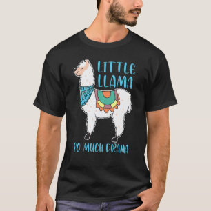 T-shirt Drôle de petit lama tellement de drame famille app